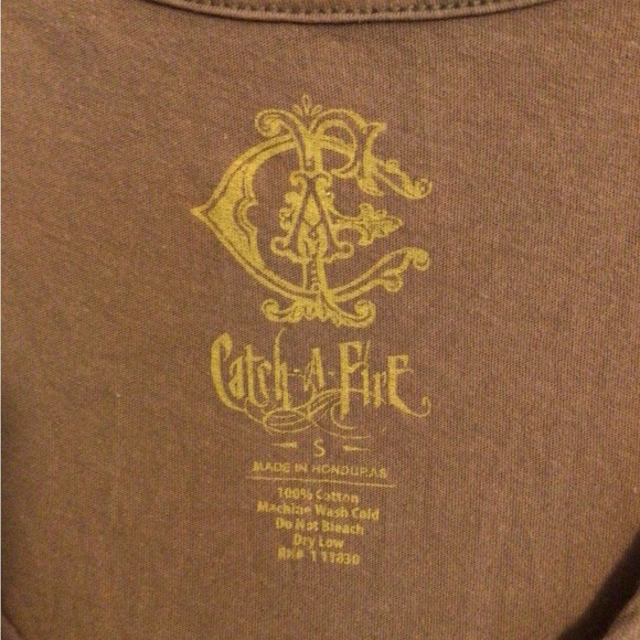 Catch AFire Brown Bob Marley Midi Dress. Size Small. - Picture 2 of 3